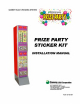 Sammy PRIZE PARTY STICKER KIT Installation Manual