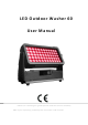 Taurus Light LED Outdoor Washer 60 User Manual