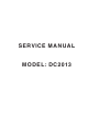 Janome DC2013 Service Manual