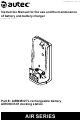 AUTEC AIR Series Instruction Manual For The Use And The Maintenance
