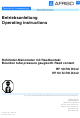AFRISO RF 50 RK D3x2 Operating Instructions Manual