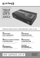 ULTIMATE SPEED UPK 10 H5 Operation And Safety Notes