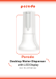 PORODO PD-LFDTWD-WH Manual