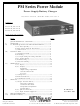 NewMar PM Series Installation & Operation Manual