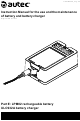 AUTEC LPM02 Instruction Manual For The Use And The Maintenance