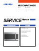 Samsung ME18H704SF Series Service Manual