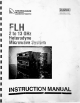 Microwave Radio FLH Series Instruction Manual