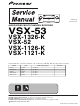 Pioneer Elite VSX-52 Service Manual