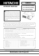 Hitachi CC9XM Service Manual