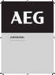AEG A18SROSBL Original Instructions Manual