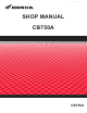 Honda Hornet 2023 Shop Manual