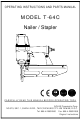 Aplus T-64C Operating Instructions And Parts Manual