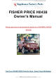 Fisher-Price POWER WHEELS Cadillac ESCALADE CUSTOM EDITION Owner's Manual With Assembly Instructions