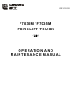 LiuGong F7030M Operation And Maintenance Manual