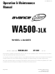 Komatsu avance plus WA500-3LK Operation & Maintenance Manual