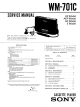 Sony Walkman WM-701C US Service Manual
