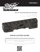 AudioControl Stinger TXFF15D10 Installation Manual