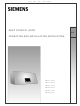 Siemens LD16723TI Operation And Installation Instruction