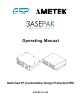 Ametek ESP BASEPAK ESP-BP-3C-126 Operating Manual
