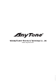 AnyTone AT-D168UV Operating Manual