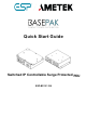 Ametek BASEPAK ESP-BP-3C-126 Quick Start Manual
