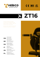 VELECO ZT16 User And Service Manual
