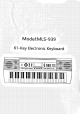 SCHEUFER Technologies MLS-939 Manual