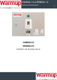Warmup COMBOX/19 Installation And Operating Manual