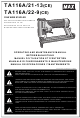 Max TA116A/21-13 Operating And Maintenance Manual