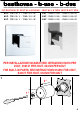 BELLOSTA b-uno 7703/2/1 Installation Instruction