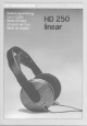 Sennheiser HD 250 linear User Manual