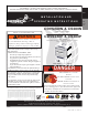 Wolf Steel CONTINENTAL CDVS280 Installation And Operating Instructions Manual