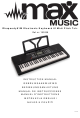 Max Music Rhapsody61M Instruction Manual