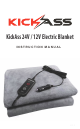 KickAss KA1224VBLANKET Instruction Manual