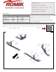 Romik RAL-B Installation Instructions