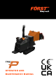 FORST TR6P Operator And  Maintenance Manual