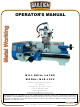 Baileigh Industrial MLD-1022 Operator's Manual