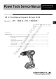 Koki Holdings DV 18DDX Service Manual