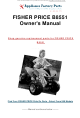 Fisher-Price Power Wheels Kawasaki KFX Ninja Owner's Manual With Assembly Instructions