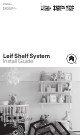 Shelfology Leif Espresso Rustic Wall Shelf Installation Manual