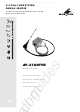 Mitsubishi Electric security AV-3100TVG Mounting Instructions
