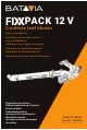 Batavia FIXXPACK BT-CB004 Operating Instructions Manual