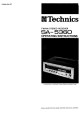 National Technics SA-5360 Operating Instructions Manual