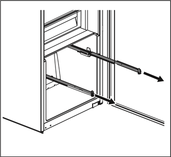 Vegetable drawer - To reassemble - Step 1