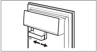 DAILY USE - Positioning the door shelves