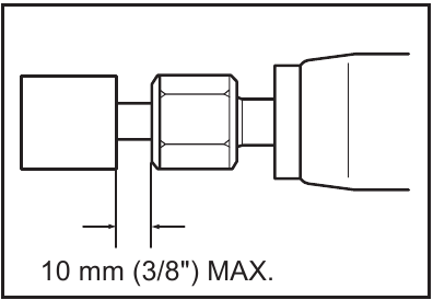 Wheel point mounting distance