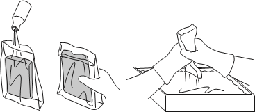 To apply oil to the foam air filter