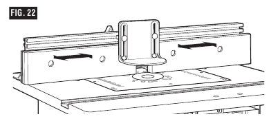 ADJUSTING THE FENCE FACING 