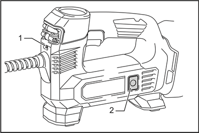 Lighting up the front lamp