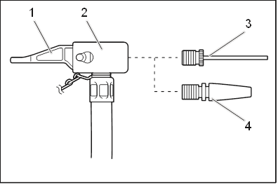 Using the sport ball needle or tapered adapter